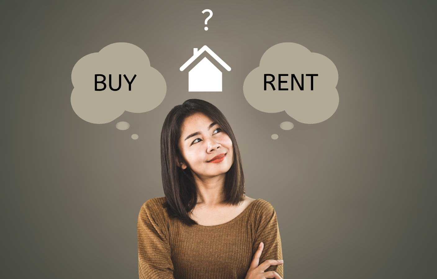 Women thinking of buying or renting house